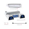 Dobe TP5-3532B PS5/PS5 Slim Stand and Multifunctional Cooling Station with RGB LED Controller Charging Station for PlayStation 5 Console, PS5/PS5 Slim Accessories with Cooling Fan view 3