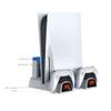 Dobe TP5-3532B PS5/PS5 Slim Stand and Multifunctional Cooling Station with RGB LED Controller Charging Station for PlayStation 5 Console, PS5/PS5 Slim Accessories with Cooling Fan view 4