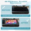 CDEFG 2PCS for 2023 2024 Nissan Ariya Screen Protector Compatible with 2023 2024 Nissan Ariya 12.3-Inch Screen Protector 2023 2024 Nissan Ariya Accessories HD Clear view 2