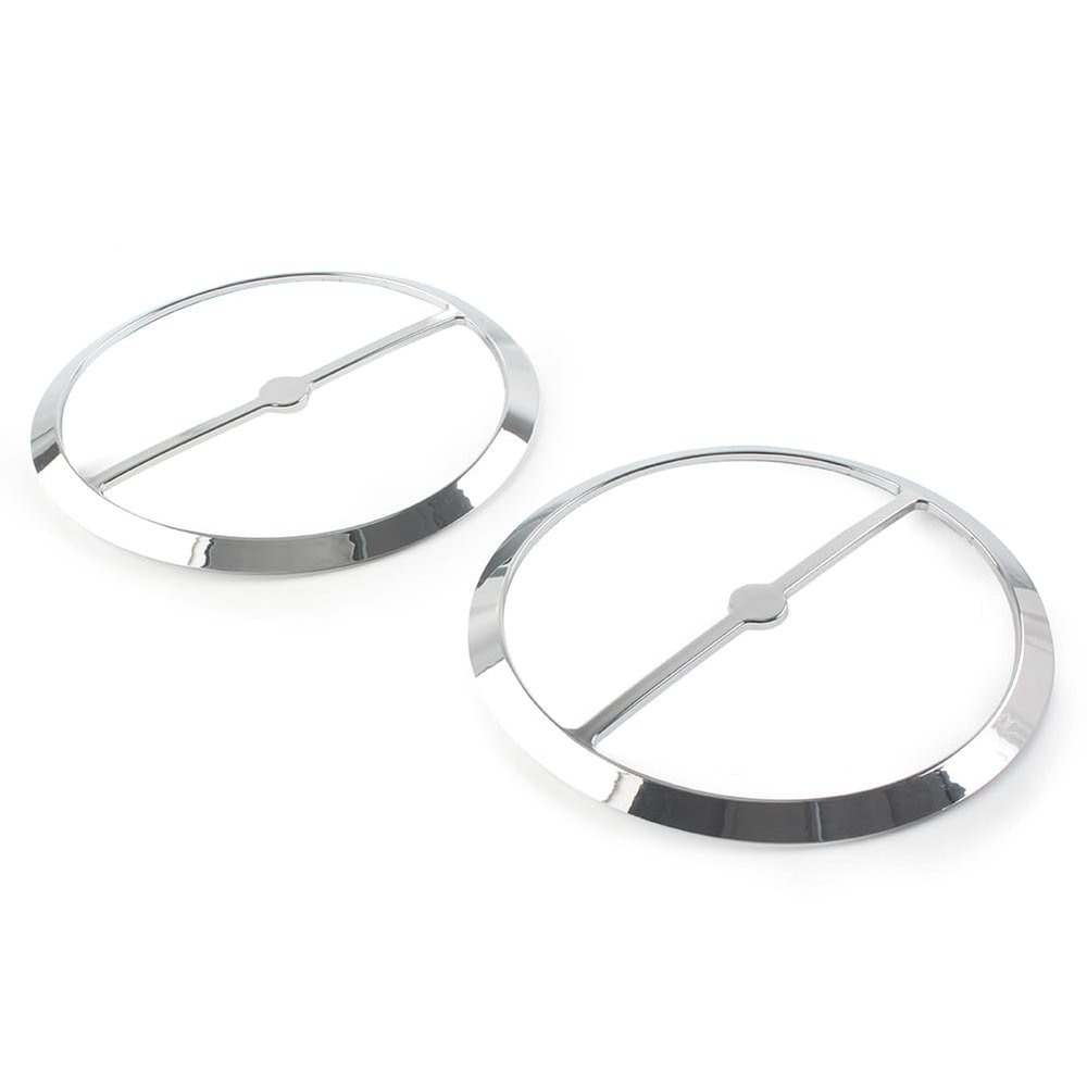 Cnthan7 Motorcycle Horn Cover Accent Trim, Speaker Cover Horn Cover Parts Loop Set Trim for Harley Electra Glide, Street Glide, Ultra Limited, Tri Glide 2014-2023, Chrome