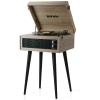 3-Speed Record Player, Bluetooth Turntable with Built-in Speakers and Detachable Legs,USB Playback& Vinyl-USB Recorder, Oatmeal view 1