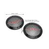 Car Speaker Grill Covers, 92mm OD, 70mm ID Car Audio Speaker Cover, Metal Round Mesh Subwoofer Grill Horn Guard - 2pcs view 2