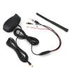 Akozon Car DAB FM Antenna Active Amplified Top Roof Mount Universal Car Radio Aerial view 1