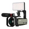 ORDRO Optical Zoom UHD 4K Camcorder Video Camera AX65 Vlogging Camera Touch Screen Vlog Camera with External Microphone, Lens Hood, Stabilizer, LED Light, Wide-Angle Lens view 1