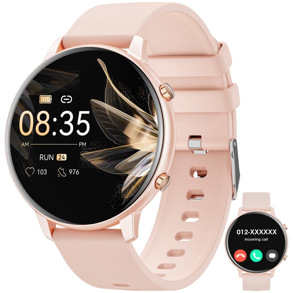 3Cloudge Mingwear 1.39-inch Sports Smartwatch, Callable, with Fitness Tracker, Real-time Data Tracking, IP67 Waterproof Smartwatch