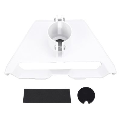 39mm / 1.54in Plastic Pipe Adapter for Gen 3 Pipe Adapter 39mm Plastic Stable Support Precise Fit Pole Mounting Kit for V3 Dish Antenna (White)