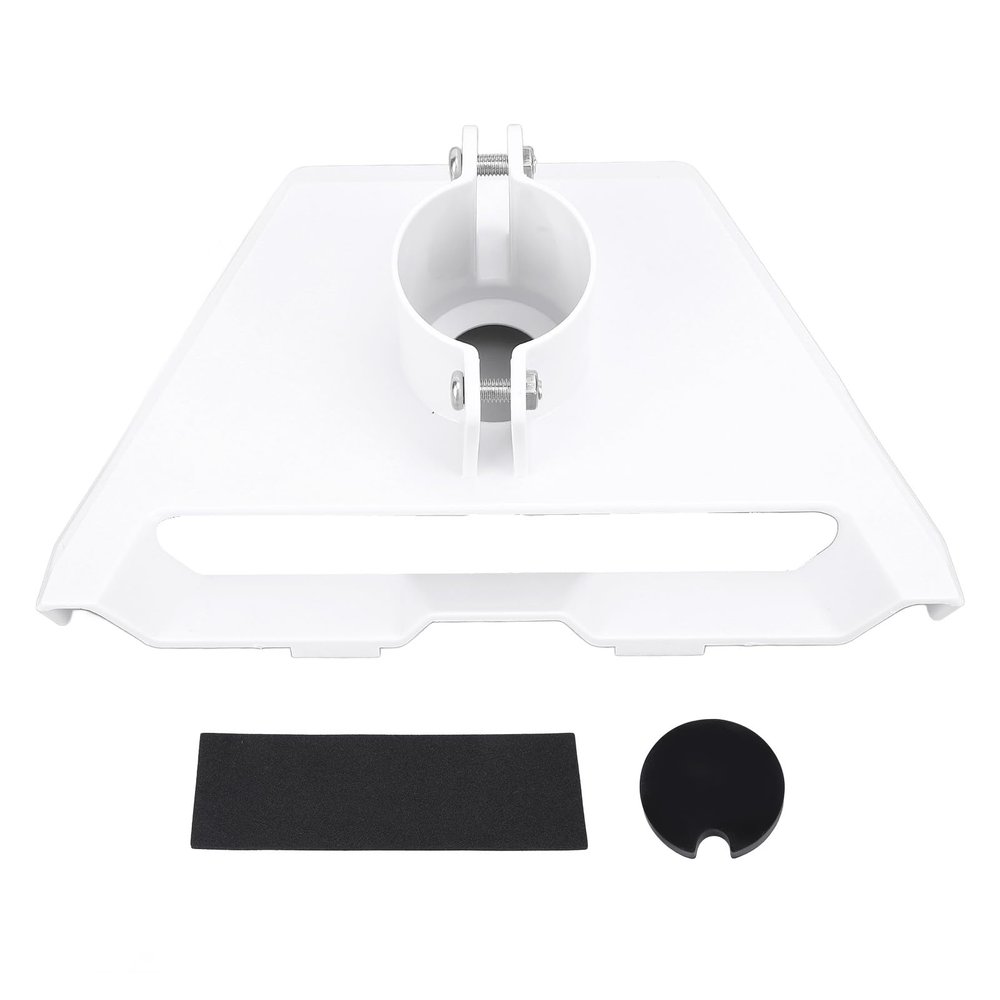 39mm / 1.54in Plastic Pipe Adapter for Gen 3 Pipe Adapter 39mm Plastic Stable Support Precise Fit Pole Mounting Kit for V3 Dish Antenna (White)