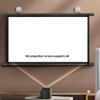 MUGVFVCSQ Home Theater Projector Screen 60" 72" Manual Pull Down Projection Screen Wall Mounted Projector Screen 4:3 16:9 HD 4K Portable Outdoor Movie Screen(60inch(16:9)) view 4