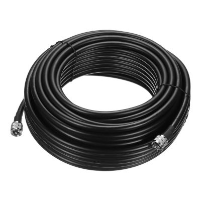 UHF Male PL-259 to UHF Male PL-259 Low Loss RG213 Coax Jumper Cable 45.7M/150Ft YENCONG864