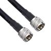 UHF Male PL-259 to UHF Male PL-259 Low Loss RG213 Coax Jumper Cable 45.7M/150Ft YENCONG864 view 3
