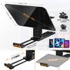 LENSGO 12.9'' Aluminum Teleprompter for iPad Tablet DSLR Cameras with Remote Control, App Compatible with iOS/Android,Professional Prompter for News/Broadcasting,Online Teaching,Live Streaming(TC12) view 2