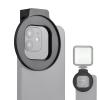 Andoer 67mm Phone Filter Mount Threaded Lens Filter Clip Full Metal with Cold Shoe Mount Replacement for iPhone 15/14/13/12 view 1