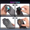 Andoer 67mm Phone Filter Mount Threaded Lens Filter Clip Full Metal with Cold Shoe Mount Replacement for iPhone 15/14/13/12 view 4