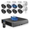 Two-Way Audio PoE Security Camera System Outdoor, 5MP Wired Cameras with 4K 8CH NVR Systems, Home Surveillance Video DVR Kits view 1