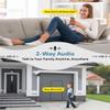 Two-Way Audio PoE Security Camera System Outdoor, 5MP Wired Cameras with 4K 8CH NVR Systems, Home Surveillance Video DVR Kits view 3
