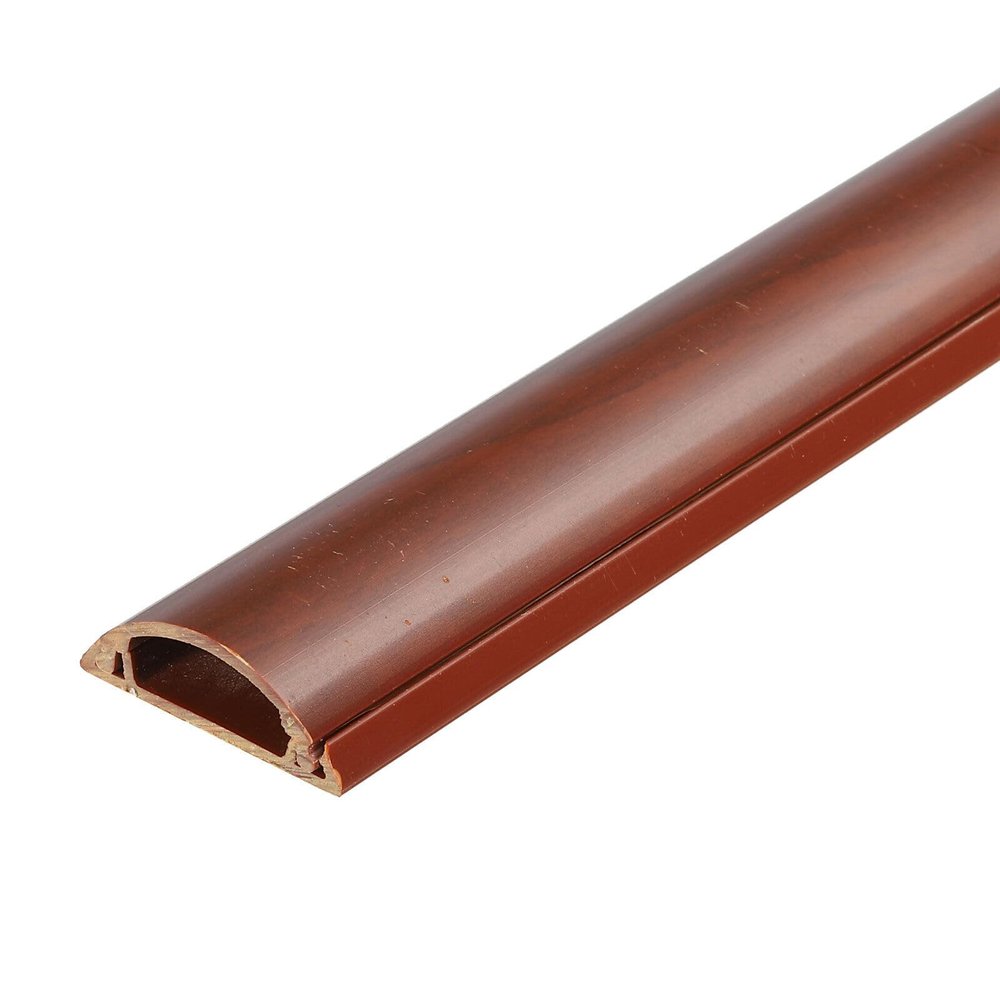 Cable Raceway Cord Cover for Wall 39" Lx1.2 Wx0.4 H Cord Hider Red Brown YENCONG691