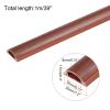 Cable Raceway Cord Cover for Wall 39" Lx1.2 Wx0.4 H Cord Hider Red Brown YENCONG691 view 2