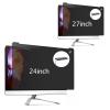 2 Pack [24 Inch 16:9 & 27 Inch 16:9] Haning Computer Privacy Screen Filters for Widescreen Monitors view 1