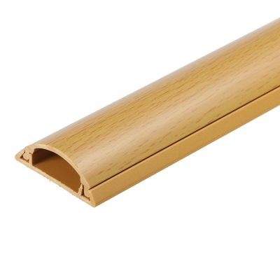 Cable Raceway Cord Cover for Wall 39" Lx1.2 Wx0.4 H Cord Hider Wood Color YENCONG681