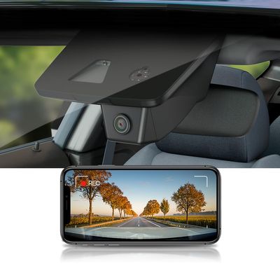 Fitcamx 4K Dash Cam Suitable for Jeep Grand Cherokee 2018-2021 & SRT (HD2-D7600), OEM Factory Look, UHD 2160P Video, Built-in WiFi & APP, Loop Recording, Gravity Sensor, Easy to Install, 64GB Card