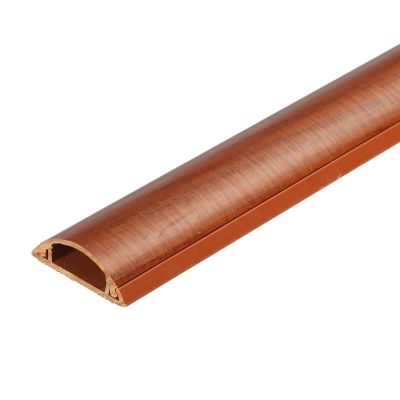 Cable Raceway Cord Cover for Wall 39" Lx1.2 Wx0.4 H Cord Hider Dark Brown YENCONG676