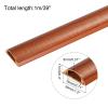 Cable Raceway Cord Cover for Wall 39" Lx1.2 Wx0.4 H Cord Hider Dark Brown YENCONG676 view 2
