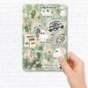 Clear Back Cover Insert for Kindle | Bookish Case Insert for E Reader | Agave Green Cardstock Insert | Booktok Stickers Case Insert | Book and Plant Lover Gifts (Kindle Basic 6") view 4