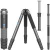 Carbon Fiber Tripod for Camera, Heavy Duty Tripod, Professional Camera Tripod Monopod with Center Column, 10-Layer Carbon Fiber Tube, WEYLLAN GX9 Max Tube Dia 40mm for DSLR Camera Telephoto Lens view 1