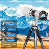 Carbon Fiber Tripod for Camera, Heavy Duty Tripod, Professional Camera Tripod Monopod with Center Column, 10-Layer Carbon Fiber Tube, WEYLLAN GX9 Max Tube Dia 40mm for DSLR Camera Telephoto Lens view 2