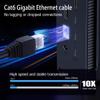 YACSEJAO RJ45 90 Degree Ethernet Cable Cat6 RJ45 Male to Right Angle Network Patch Cords Choose from Multiple Angle Lengths (Right Angle, 0.5M/1.6FT) view 4