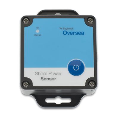 Skyhawk Oversea Shore Power Sensor | Detect Boat Power Loss Instantly | 110V Plug Monitor | Wireless, Self-Powered | Works with Oversea Hub for Dock Safety