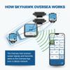 Skyhawk Oversea Entry Sensor | Wireless, Door & Hatch Alarm for Boats | Break-in Alerts Within Seconds | Self-Powered, No Boat Drain | Works with Oversea Hub view 3