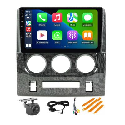 9" Touch Screen 8Core 4+64GB Car Stereo for Dodge Challenger 2008 2009 2010 2011 2012 2013 2014 Dash Kit, Android 13 GPS Navigation Multimedia Player w/Car-Play Android Auto/Rear View(Black)