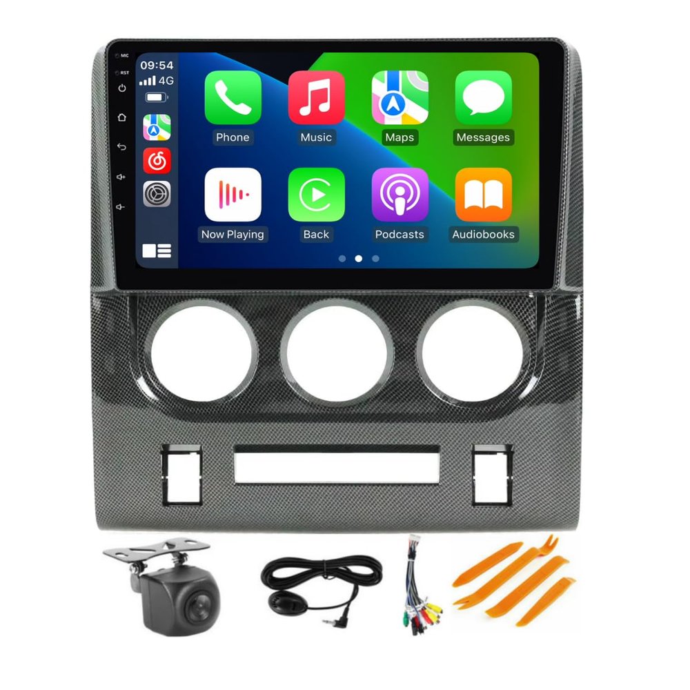 9" Touch Screen 8Core 4+64GB Car Stereo for Dodge Challenger 2008 2009 2010 2011 2012 2013 2014 Dash Kit, Android 13 GPS Navigation Multimedia Player w/Car-Play Android Auto/Rear View(Black)