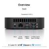 ASUS NUC 14 Pro AI Microsoft Copilot+ AI PC with Intel Series 2 Core Ultra 7 258V, 32GB LPDDR5x RAM, 1TB NVMe SSD, Thunderbolt 4, WiFi 7, Win 11 Pro, Voice Command, Toolless Chassis Access, Mini PC view 4