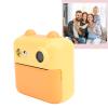 Instant Camera, Instant Print Digital Camera, 48MP 1080P 2.4 Inch Screen Supports Digital Zoom Kids Digital Selfie Camera Toy (Yellow) view 3