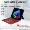 Zoof Type Cover for Microsoft Surface Pro 13 inch, Compatible with Surface Pro 13"(11th Edition) / Pro 11 / Pro 10 / Pro 9 / Pro 8 / Pro X, Portable Slim Bluetooch Keyboard with Touchpad, Pen Holder view 2