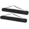 PATIKIL 49.21"x6.3" Tripod Carrying Case, 2Pack Oxford Cloth Padded Tripod Bag with Handles for Light Stands Tripod Photography Accessories, Black view 1