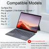Zoof Type Cover for Microsoft Surface Pro 13 inch, Compatible with Surface Pro 13"(11th Edition) / Pro 11 / Pro 10 / Pro 9 / Pro 8 / Pro X, Portable Slim Bluetooch Keyboard with Touchpad, Pen Holder view 2