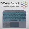 Zoof Type Cover for Microsoft Surface Pro 13 inch, Compatible with Surface Pro 13"(11th Edition) / Pro 11 / Pro 10 / Pro 9 / Pro 8 / Pro X, Portable Slim Bluetooch Keyboard with Touchpad, Pen Holder view 4