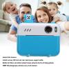 Instant Film Camera, 1080P HD Instant Print Camera for Kids, Selfie Digital Camera for Kids, 8MP Front and Rear Shoot Thermal Camera MP3 Player (Sky Blue) view 3
