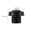 JTLB 5MP 180 Wide Angle Fisheye Board Lens, High Resolution Video Recording Camera Lens for Baby Monitoring, Pet Monitoring and More with Quick Connection, Easier view 3