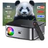 26000 Lumens 8K LCD Projector 1080P Dual Band WiFi 6 Auto Focus 32GB Memory Full HD Home Theater Office view 1