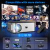 26000 Lumens 8K LCD Projector 1080P Dual Band WiFi 6 Auto Focus 32GB Memory Full HD Home Theater Office view 3