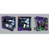 Computer Cases, Mid-Tower PC Gaming Case ATX/M-ATX/ITX - Front I/O TPYE-C Port - Tempered Glass- 10 Fan Installation Position - Water Cooling Installation Ready view 1