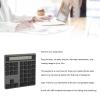 Wisoqu External 34 Keys Keyboard, 5.0 Numeric Keypad with Comfortable Typing Experience, Lightweight and Portable, 10m Working Distance, for OS X, ABS Material, 2 x AAA Batteries view 3