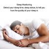 Wisoqu Smart Health Ring, Sleep Monitoring, Step Counter Fitness Tracker Ring with Charging Case, Thin and Light Wearable Smart Ring for iOS &, IP68 (Silver) view 2