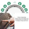 Wisoqu Smart Health Ring, Sleep Monitoring, Step Counter Fitness Tracker Ring with Charging Case, Thin and Light Wearable Smart Ring for iOS &, IP68 (Silver) view 4