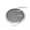 2PCS Car Speaker Grill Cover, 169mm Easy to Install Universal Metal Round Car Speaker Guard for Home Theater Ship Car Speaker Subwoofer Guard Protector (Silver) view 2