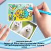 Instant Camera, Instant Print Digital Camera, 48MP 1080P 2.4 Inch Screen Supports Digital Zoom Kids Digital Selfie Camera Toy (Pink) view 2